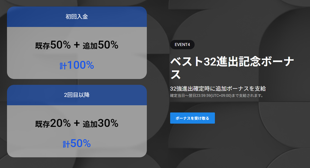 ババオプション入金100%ボーナス